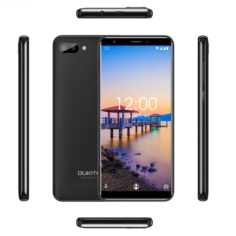 Original OUKITEL C11 5.5 inch Android 8.1 Mobile Phone Quad Core 3G Smartphone 1G RAM 8G ROM 3400mAh 5.0MP+2.0MP Cellphone