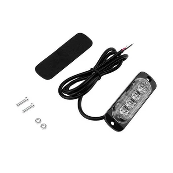 

Urgent Plastic Transparent Kit Car Working Working Light Lamp 12V-24V Accessories Replacement Red Truck Warning Fog