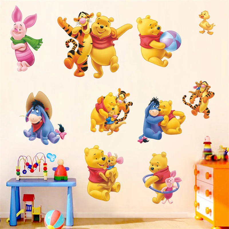 

Removable Winnie The Pooh Wall Sticker Vinyl decals DIY Nursery Baby Room Decor