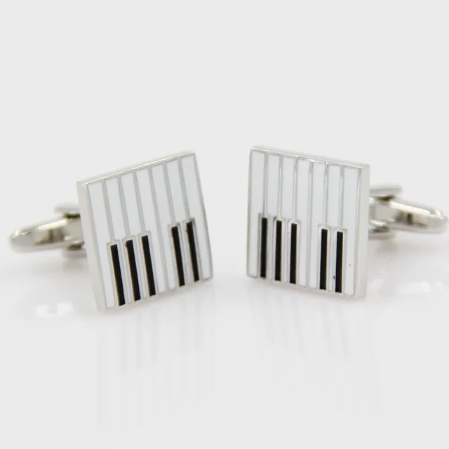 1Pair Music Note Cufflink Men/'s Cuff Links Gifts Gentlemen Business Party ML