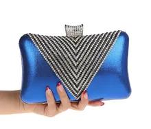 Damen Kleine Strass Diamante Luxus Kristall Marke Designer Clutch Frau Abendtasche Hochzeit Handtaschen SMYCWL-B0026