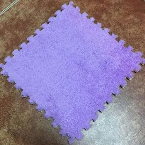 Violet Лидер продаж, ковер 30*30 см, для гостиной, спальни, детей, Детский мягкий ковер, волшебный лоскутный пазл, комбинированные головки, коврик для скалолазания, детский коврик - Цвет: Violet