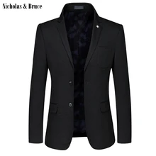 N& B пиджак, мужской деловой черный блейзер, мужской пиджак s Frock, мужские куртки для свадеб, приталенный пиджак, пиджак, блейзер SR17