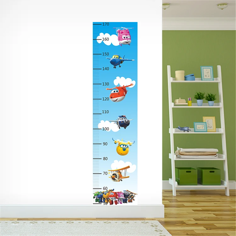 Cartoon Super Wings 3D Wall Sticker Baby Home Decoration Anime Posters Wall Decal Art Game Wall Paper Kids Nursery