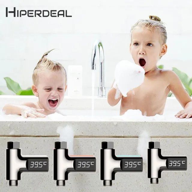 HIPERDEAL New Baby LED Digital Shower Temperature Display Water Thermometer Monitor Self-Powered 18Jan15 Drop Ship F
