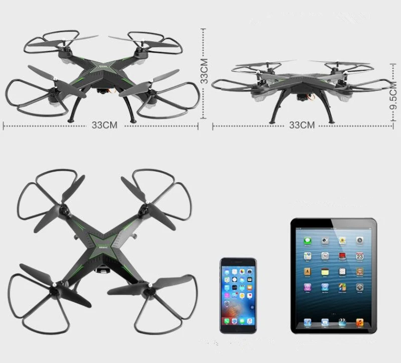 Профессия WI-FI FPV гоночного дрона с дистанционным управлением SH3 2,4g 4ch Большие размеры удержания высоты 360 рулон Радиоуправляемый квадрокоптер HD WI-FI камера vs X8SW