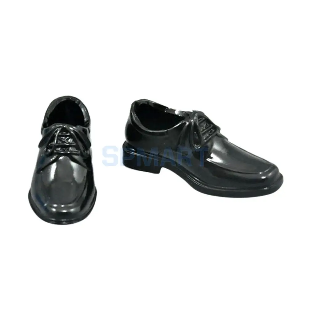 Черная 1/6 Обувь На Шнуровке Для 12 &quotмужской фигуры|1/6 shoes|shoes 1/6action figure shoes |