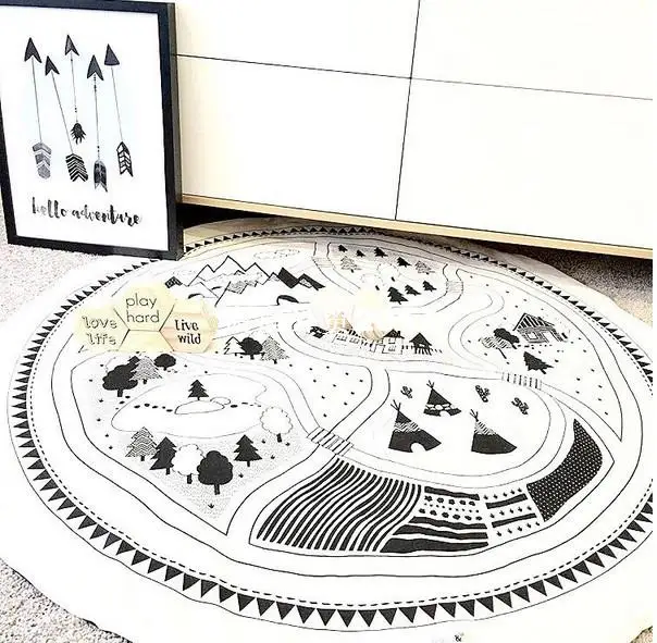 Promo Offer Baby Play Mat Padded Crawling Blanket Kids Car Track Puzzle