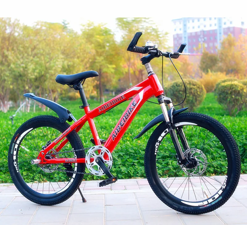 Best Adult Mountain Bike 24-Inch Single-Speed Two-Disc Brake Shock Absorber Student Mountain Bike 21