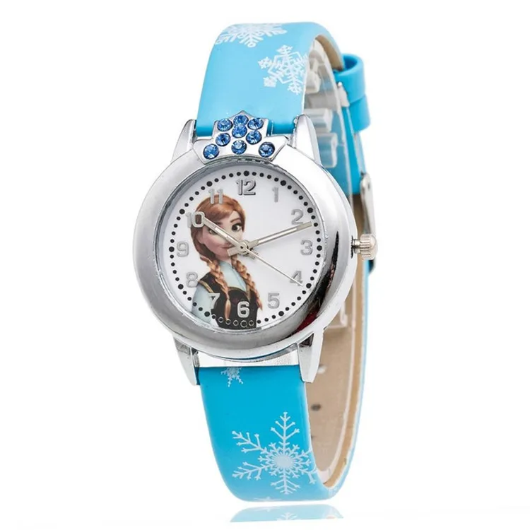 

relogio feminino 2018 New relojes Cartoon Children Watch Princess Watches Fashion Kids Cute Rubber Leather Quartz Watch Girls
