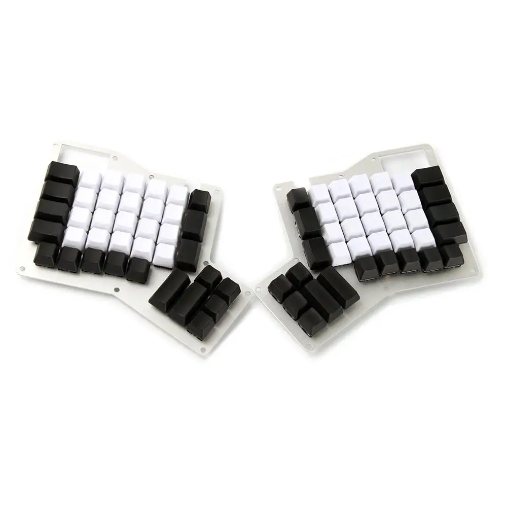 YMDK OEM профиль толстый PBT топ печати пустой Ergodox Keycap Набор для Ergo Ergodox клавиатура - Цвет: Blank