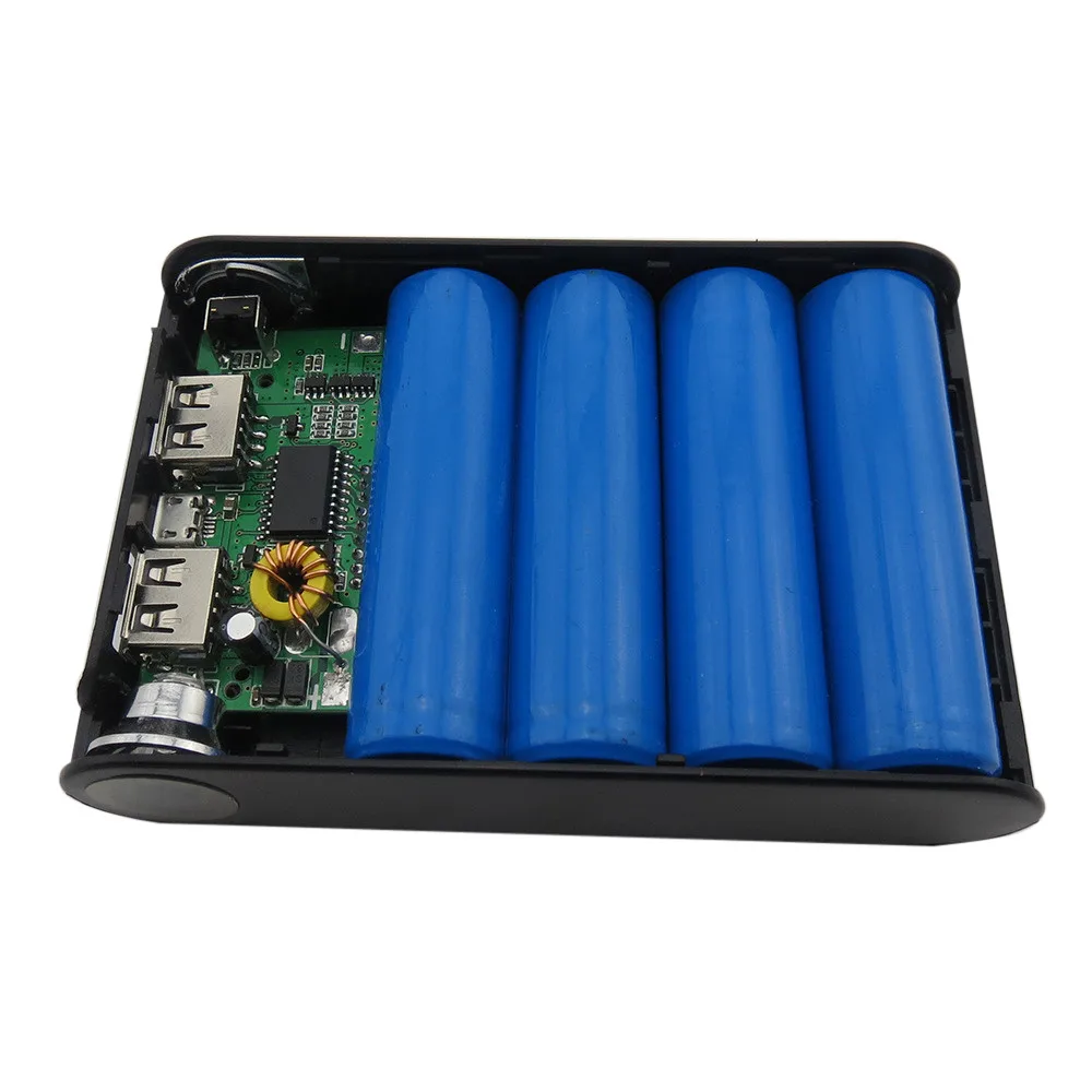 Внешний аккумулятор с двумя USB портами 5 В 12000 мА · ч|bank 18650|18650 battery chargerdual usb power |