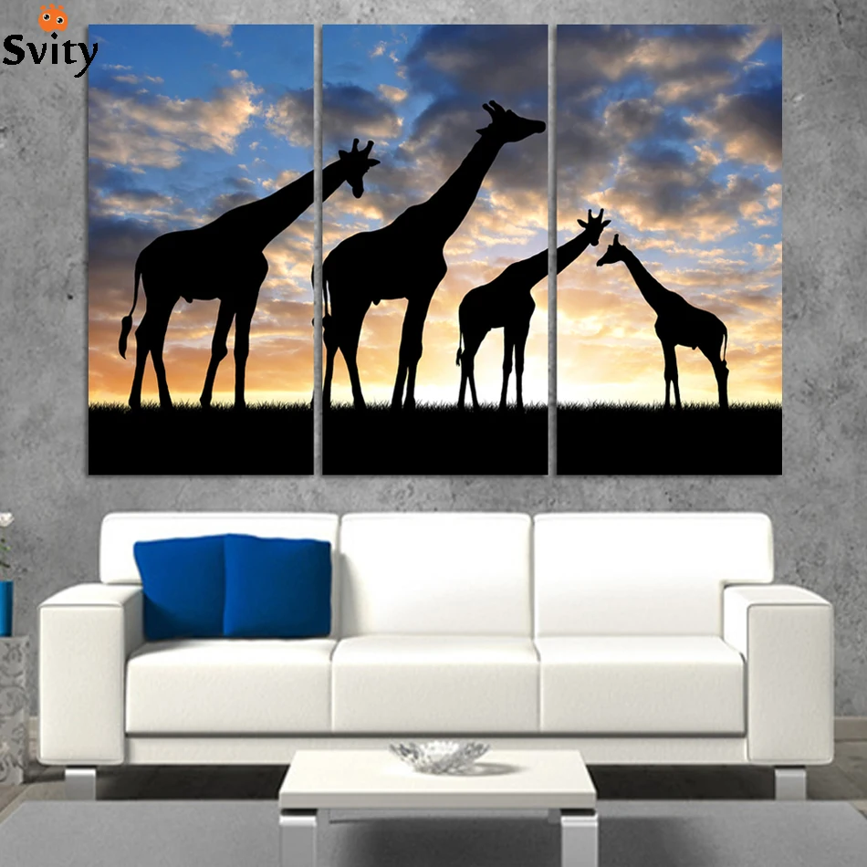 African Animal Art On Canvas Painting African Animal Art On Canvas Painting