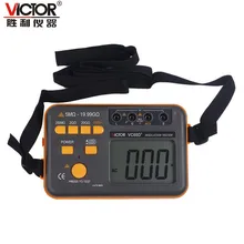 VICTOR VC60D + LCD Digital de Resistencia de Aislamiento Tester 1M-20GOhm Ohmmeter