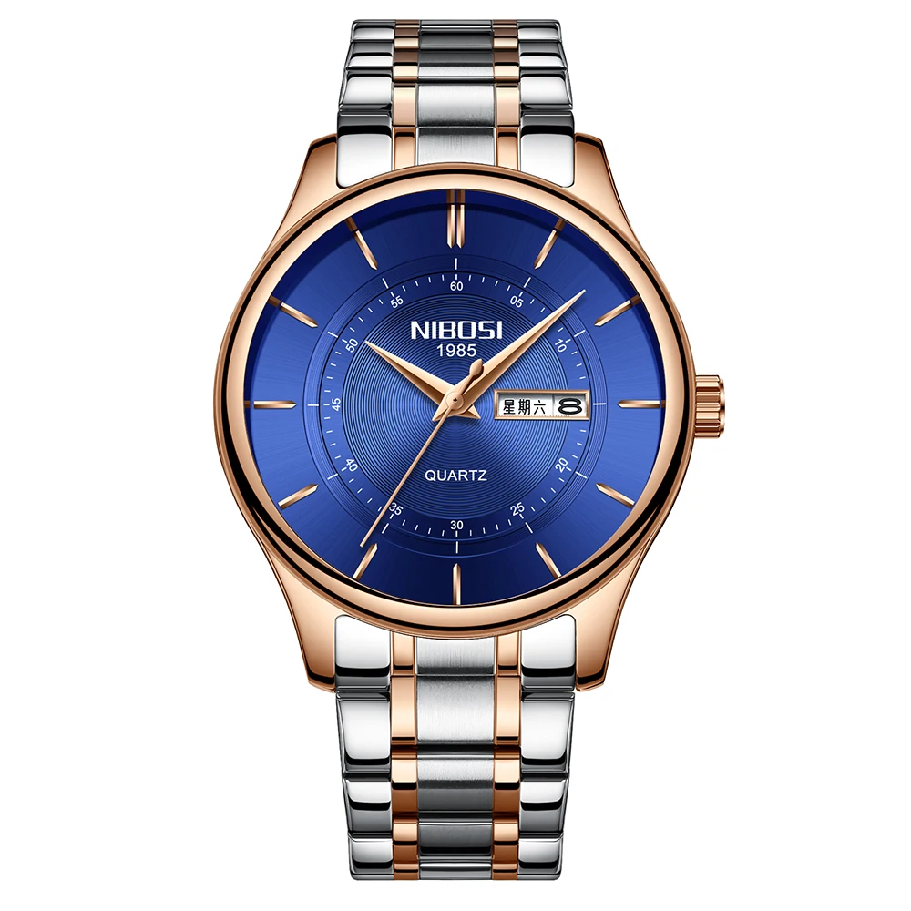 

NIBOSI Men Watches Luxury Brand Fashion Casual Business Quartz watch men Dress Military Army Wristwatches Relogio Masculino