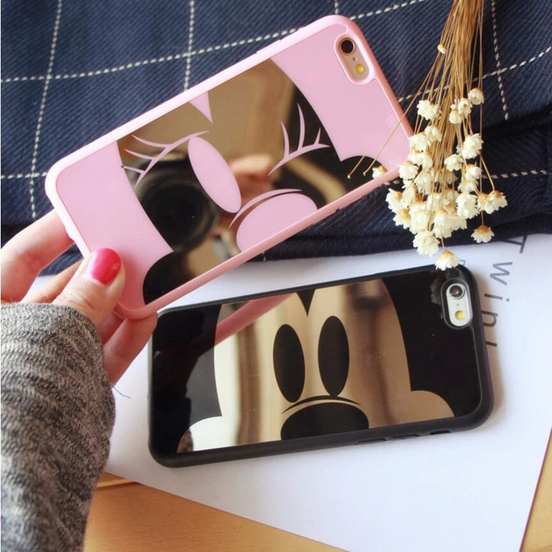 

Supre Case for samsung galaxy S7 S7 edge S6 edge plus Cute cartoon Minnie Mickey Mouse soft Lovely couple back cover coque
