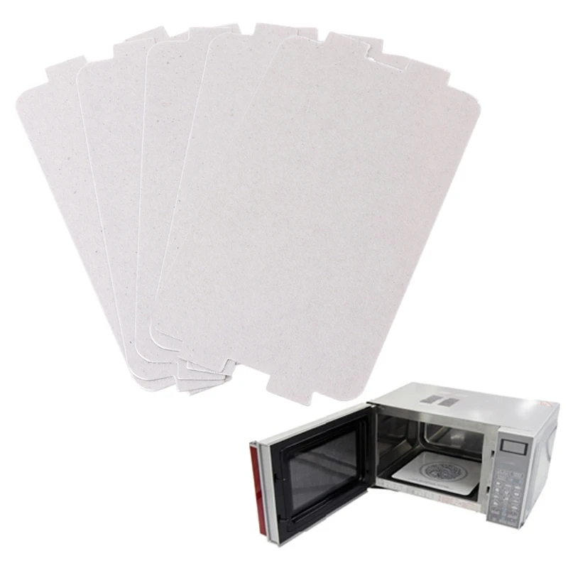 

5Pcs Microwave Oven Mica Plate Sheet Thick Replacement Part 107x64mm For Midea Mar28