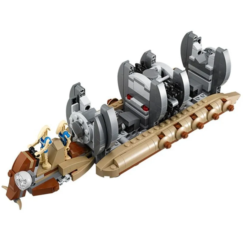 10374 Звездный Боевой Дроид транспортно-десантный самолёт модель строительные блоки кирпичи игрушки для мальчиков совместимый подарок набор детских войн