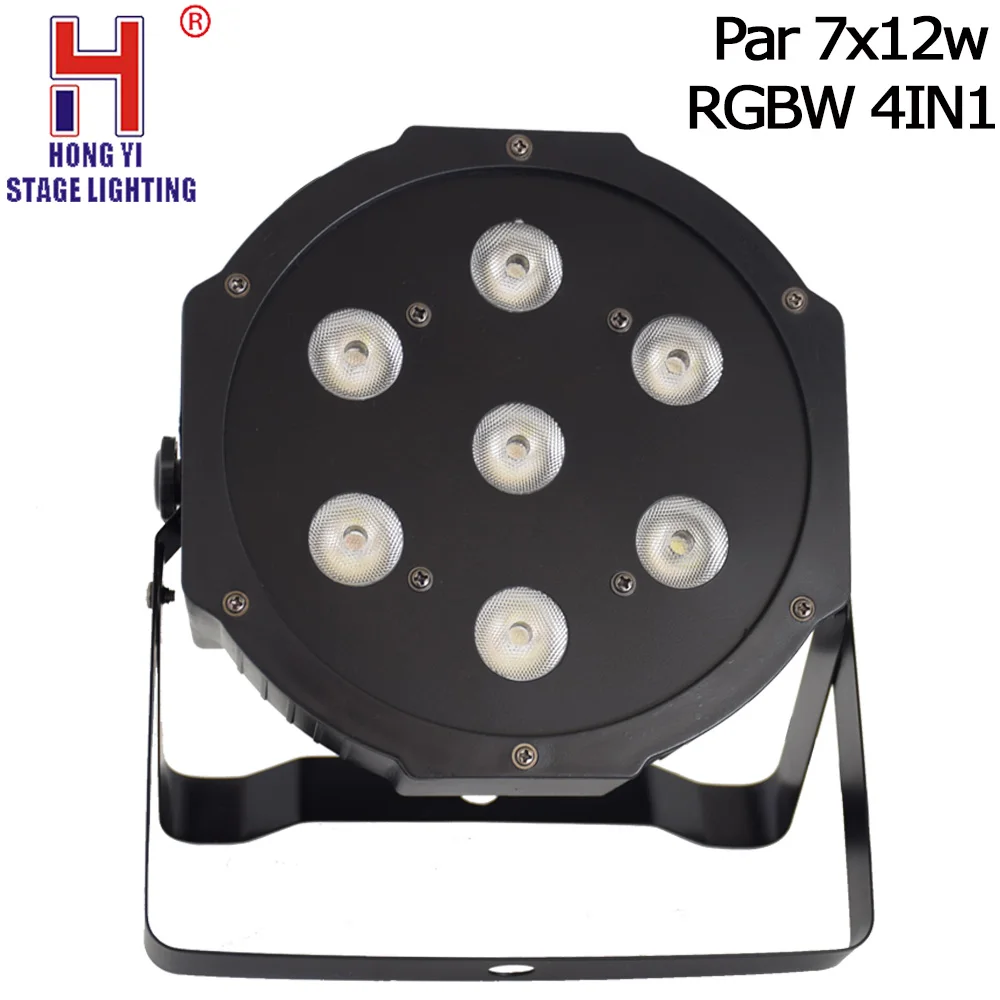 

Par led dj light 7x12w mini led par wash lights for live show family party bar disco lighting
