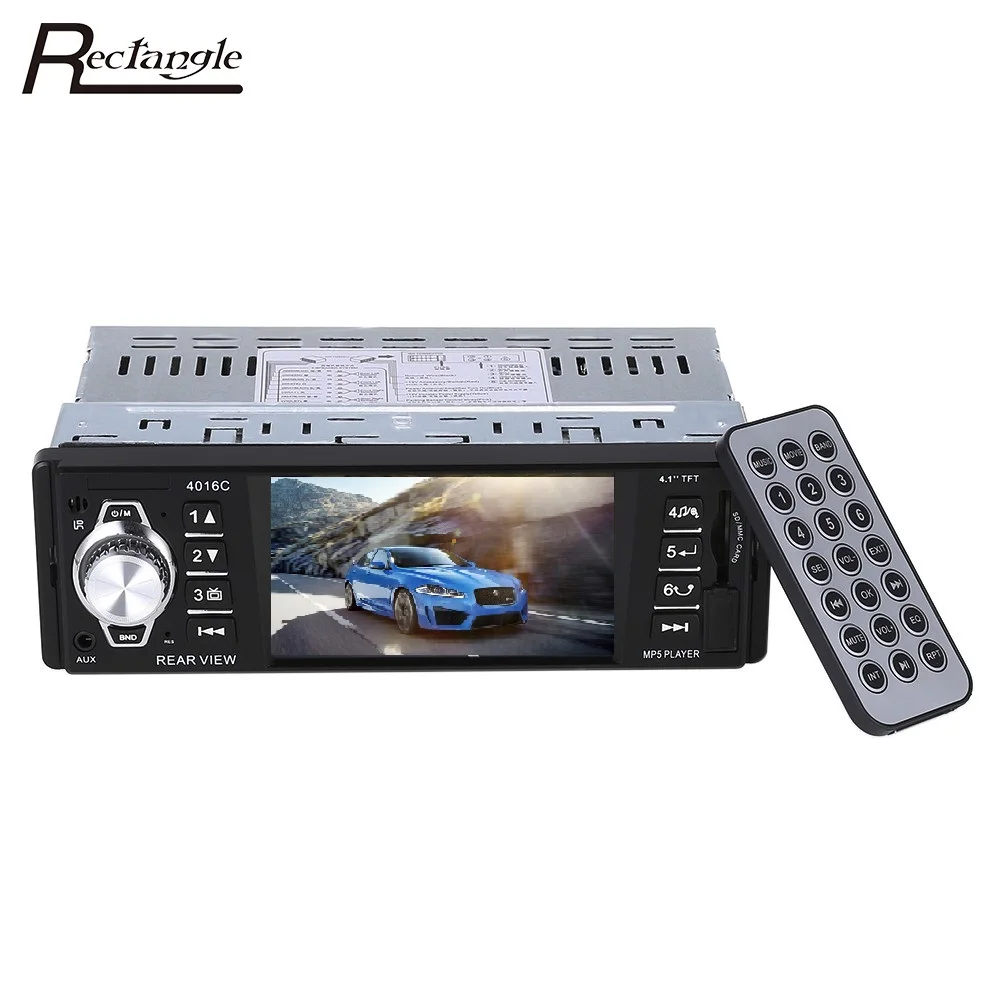 

4.1 Inch In-Dash Car Audio Video Player FM Radio HD Digital Car MP5 Player with USB SD AUX Interfaces Dynamic Menu Interface