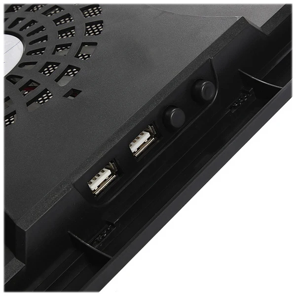 USB вентилятор синий светодиодный ноутбук охлаждающая подставка