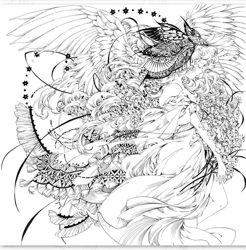 pintura tecnica esboco livro livro livro para colorir 05