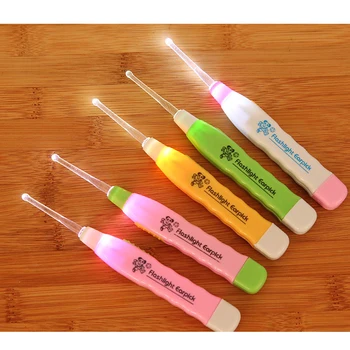 

Baby Care Ear Syringe Spoon With Flashlight Cleaning Ears Light Ershao Plastic