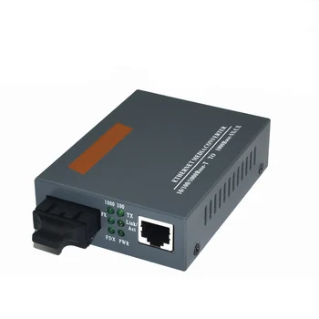 

Free Shipping 1pcs Gigabit Fiber Optical Media Converter 1000Mbps Multi-Mode Duplex SC Port 2KM External Power Supply
