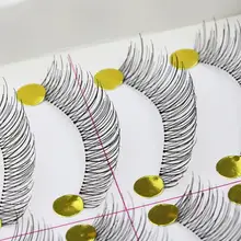 Милые 216#217 прозрачное основание крест-накрест DIY накладные ресницы как ручной работы Поддельные ресницы искусственные ресницы для красоты макияж