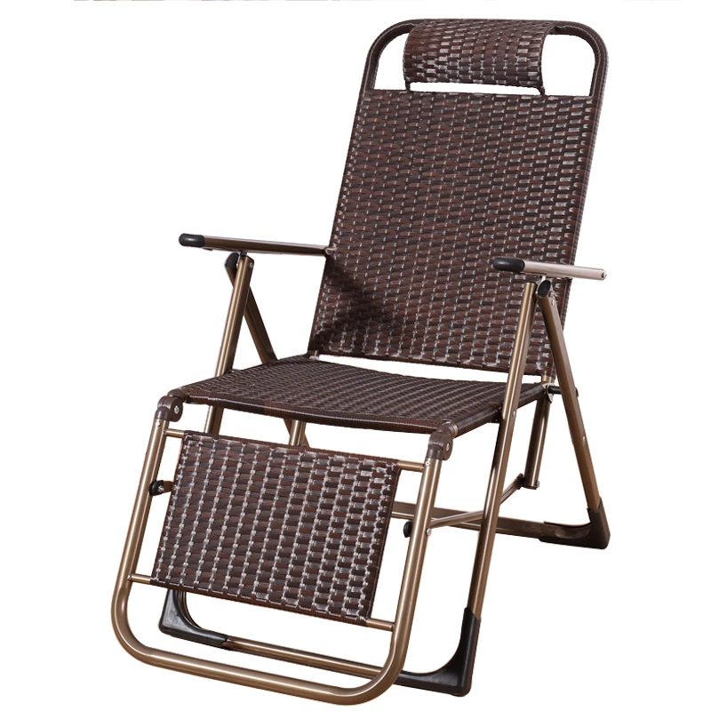 Rattan recliner folding chair leisure lunch break siesta |