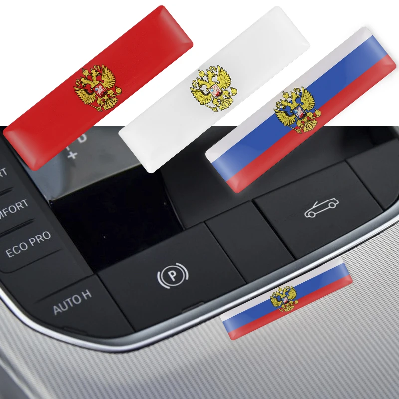 

10Pcs/lot 3D Car Russia Adhesive Badge Emblem logo Decal Sticker Scorpion Automobiles Interior Decorating Auto Accessories