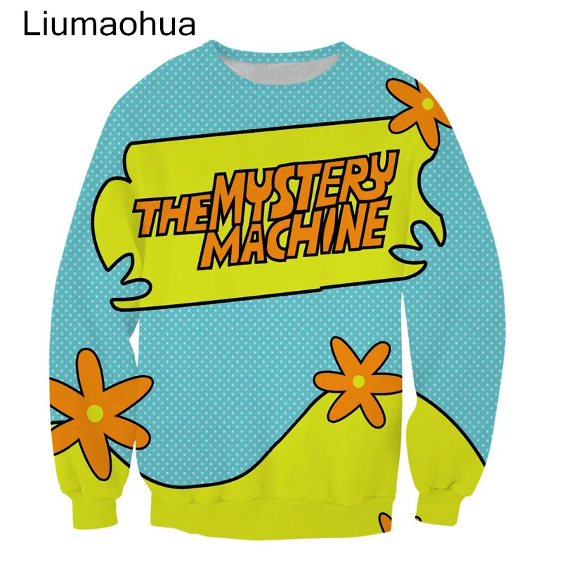 

Liumaohua 2018 Fashion Men Women Casual jumper hip hop hoodies 3D Painted Colorful Graffiti Art sweatshirt free shipping