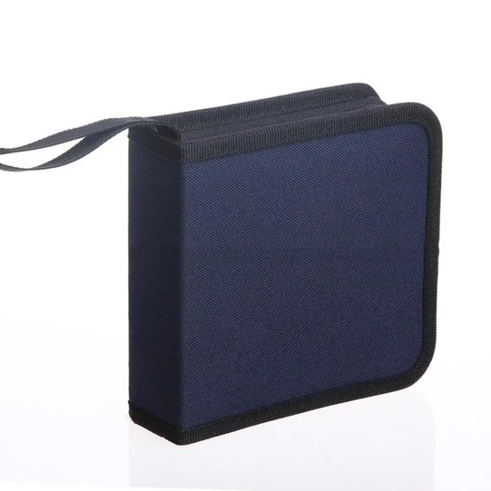 EastVita 40 мест для хранения компакт дисков DVD сумок вместительная сумка с застежкой