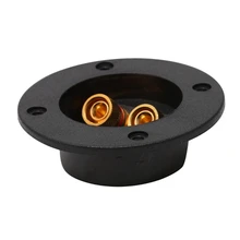OOTDTY New Car Stereo Speaker Box Terminal Round Spring Cup Connector Spring Cup Plug Subwoofer Plug кровати box spring