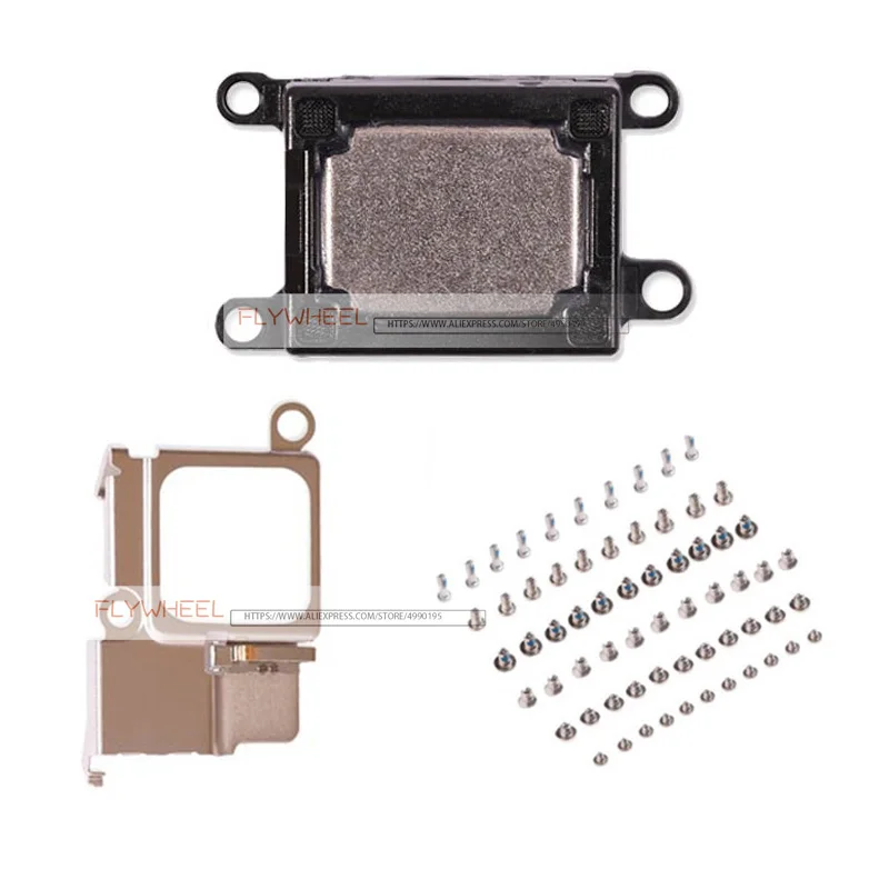 

1set For iPhone 5 5S 5C 6 6S 7 8 Plus Earpiece Ear Piece Sound Speaker Flex Cable +Metal Bracket +Full Set Screws Repair Parts