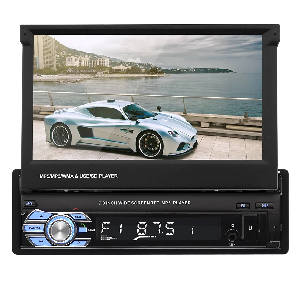 Автомагнитола с Bluetooth mp5 плеер автомагнитола MP3 1din FM USB 9601 автомобильная