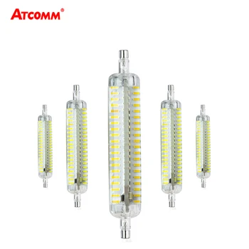 

78mm 118mm Ampoule LED R7S 7W 15W 76 152 LEDs J78 J118 SMD 4014 Diode Spotlight Floodlight Source Replace Halogen No Flicker