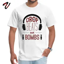 Drop Beats Not Bombs Student Hot Sale Tops T Shirt Crew Neck Labor Day Wolf Top T-shirts Printed Michael Myers Sleeve T Shirt Drop Beats Not Bombs Student Hot Sale Tops T Shirt Crew Neck Labor Day Wolf Top T-shirts Printed Michael Myers Sleeve T Shirt