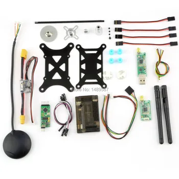 

APM2.8 ArduPilot UAV Flight Controller APM 2.8+ 6M GPS w/ Compass+Power Module+ 433/915Mhz 3DR Radio Telemetry