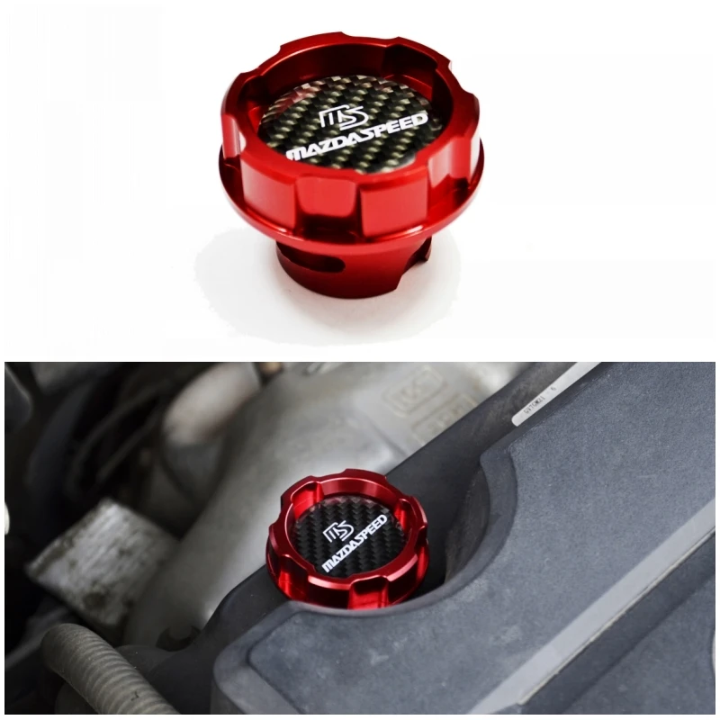 

Aluminum ENGINE Oil Cap for MAZDA MAZDASPEED MAZDA 2, MAZDA 3 Axela Mazda 6 Atenza Mazda 5 New CX-5 CX-7 MX-5