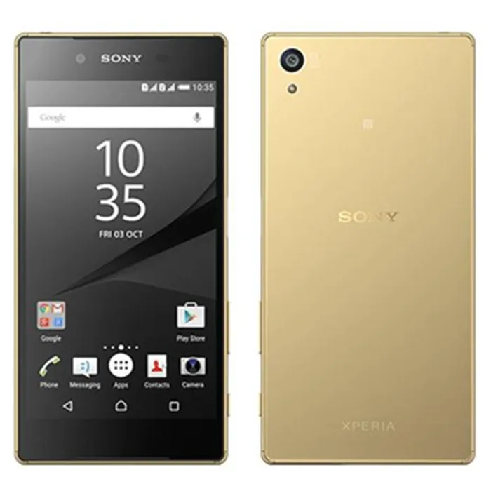 Разблокированный sony Xperia Z5 Premium E6853 ram 3 ГБ rom 32 Гб 5," ips 23MPGSM 4G LTE Android Восьмиядерный wifi gps мобильный телефон - Цвет: Gold