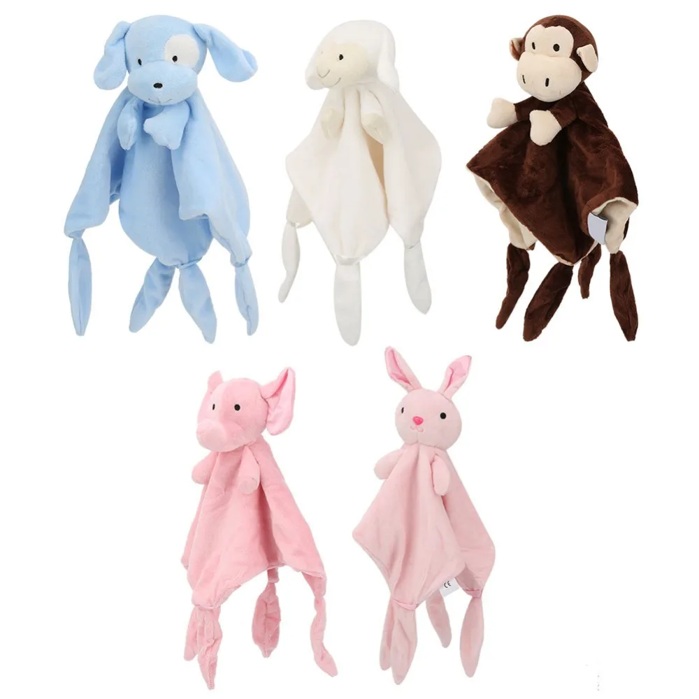 

Baby Soothe Appease Towel New Born Infant Soft Blanket Appeasing Towel Cartoon Animal Doll Plush Comforting Toy Pacify Towel