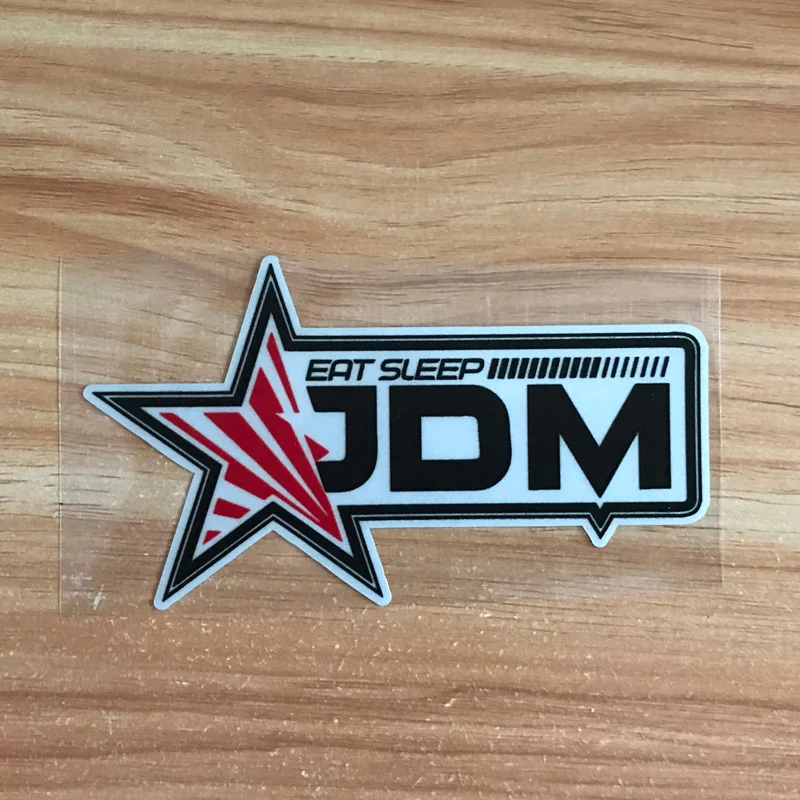 

JDM Star JDM eat sleep style Car sticker scratch HellaFlush reflective stickers for honda toyota Mitsubishi nissan accessories