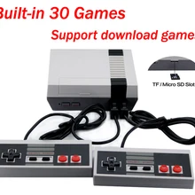 Мини Ретро 8 бит видео ТВ электронный 30 игровой плеер для ТВ NES Classic Edition скачать Micro SD/TF карты