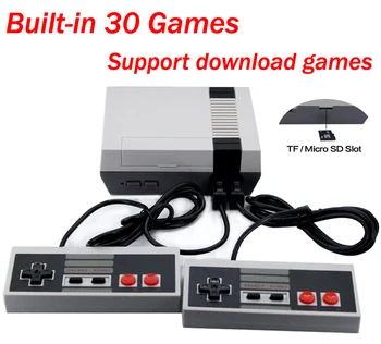 

2020 Mini Retro 8 bit Video TV Electronic 30 Game Console Game Player To TV nes Classic Edition Download Micro SD/TF Card