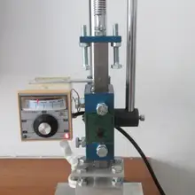 5x7 см ручной штамповочный станок принтер для кожи Creasing машина горячего тиснения фольги маркировочный пресс машина для тиснения