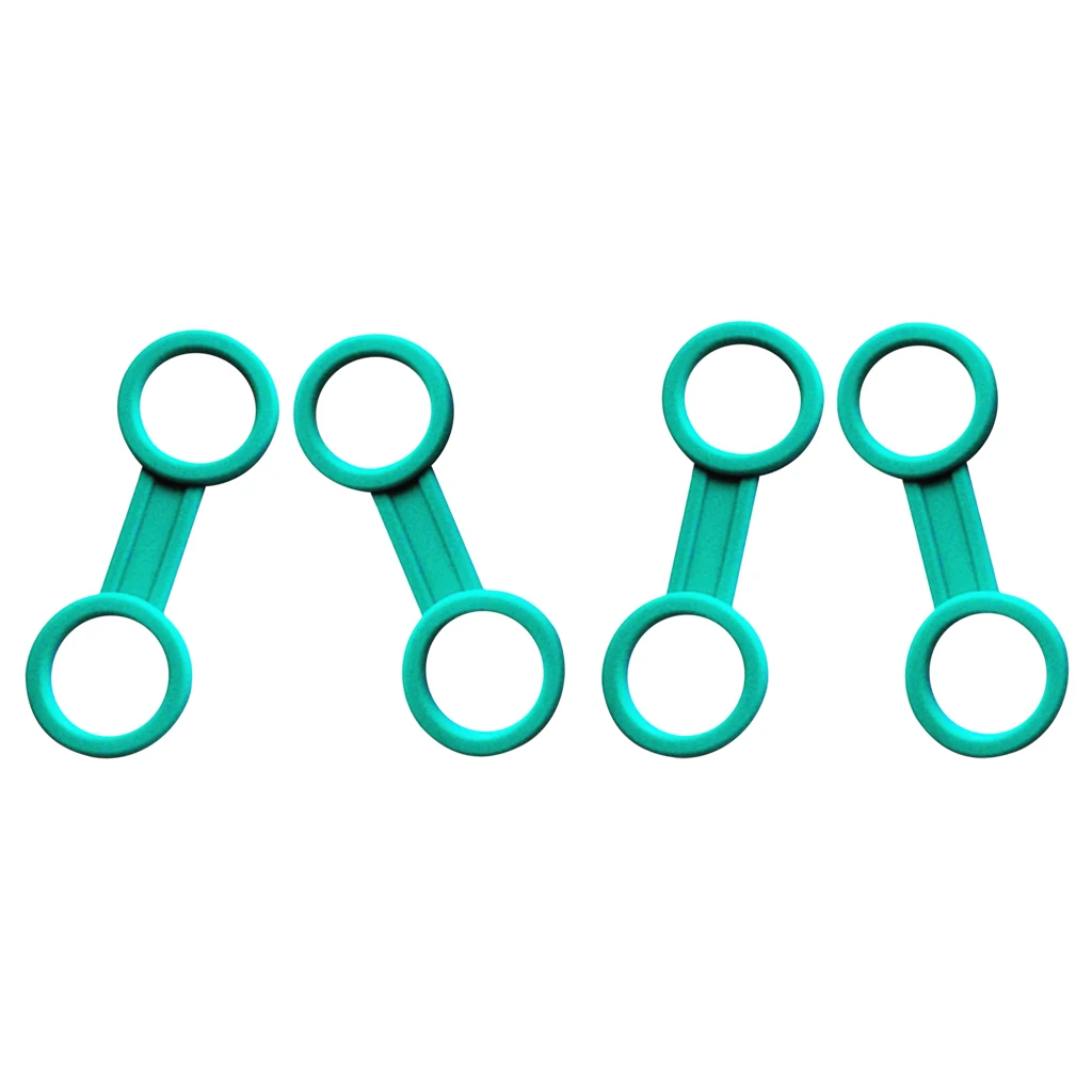 4pcs Silicone Rubber Snorkel Keeper Clip Attaching to Scuba Dive Mask for Water Sports Snorkeling Diving Surfing Accessories