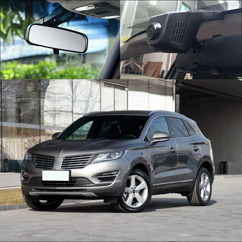 

Car Wifi DVR For lincoln MKC Driving Video Recorder Car Black Box hidden installation dash cam g-sensor wide angle hd 1080p