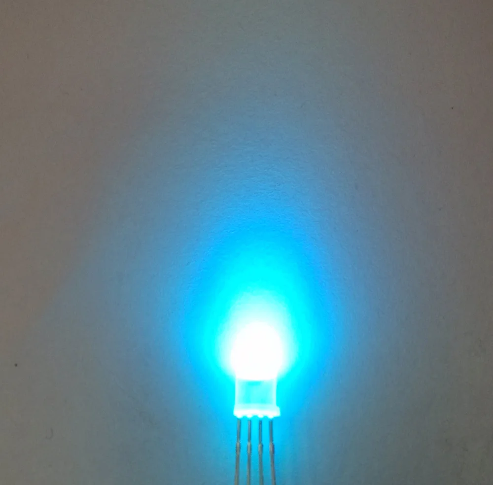 Бесплатная доставка 100 шт./лот LED 5 мм Общий Анод RGB 4Pin трехцветные диоды f5