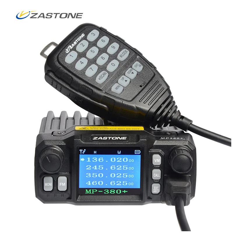 Zastone MP380+ мини мобильный радиоприемник автомобильный приемопередатчик VHF UHF 25 Вт двухдиапазонный четырехдиапазонный 200CH Walkie Talkie Автомобильная радиостанция